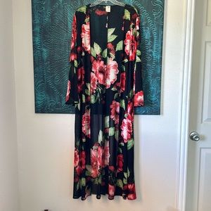 K. Jen Floral Kimono